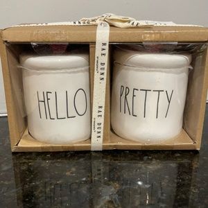 Rae Dunn - HELLO PRETTY - containers